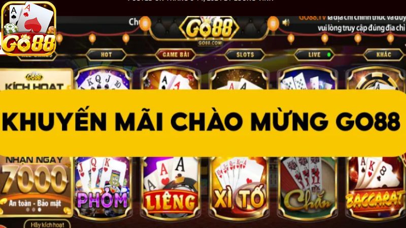 Điều kiện để nhận ưu đãi chào mừng Go88