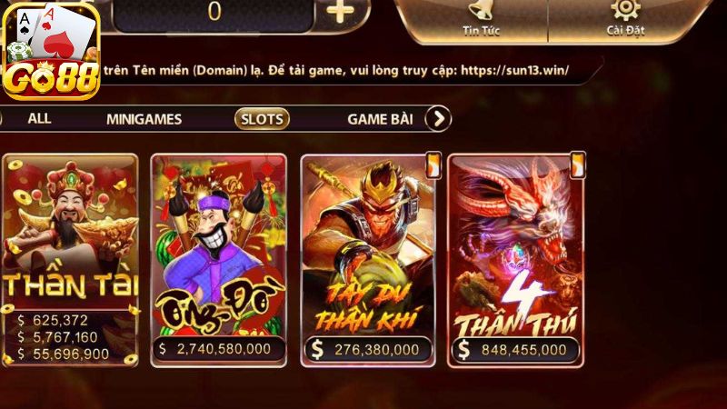 Khái quát về slot game nổ hũ Thần Thú Go88