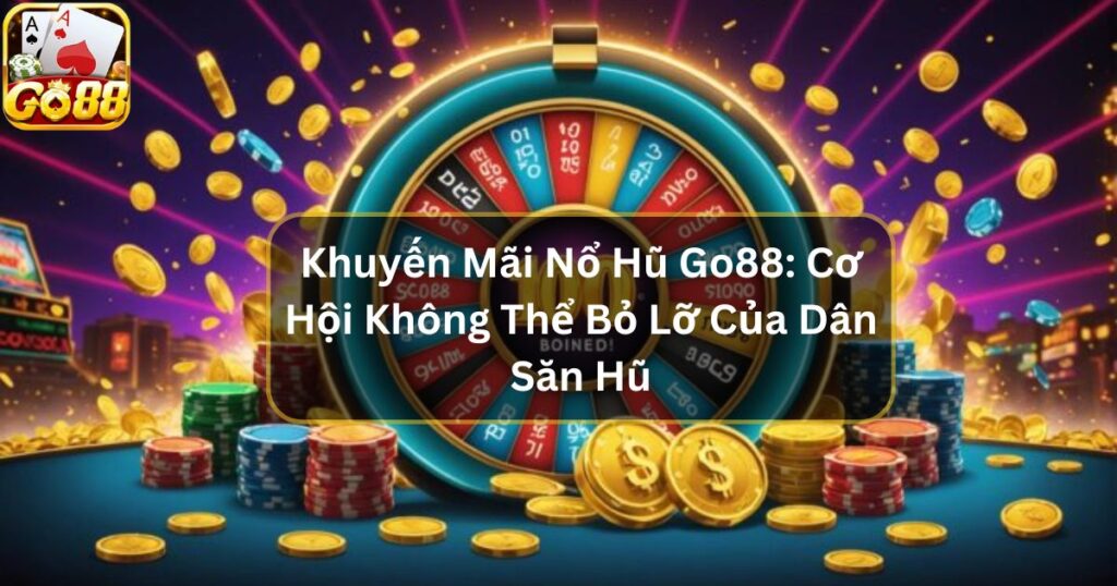 Khuyến Mãi Nổ Hũ Go88: Cơ Hội Không Thể Bỏ Lỡ Của Dân Săn Hũ